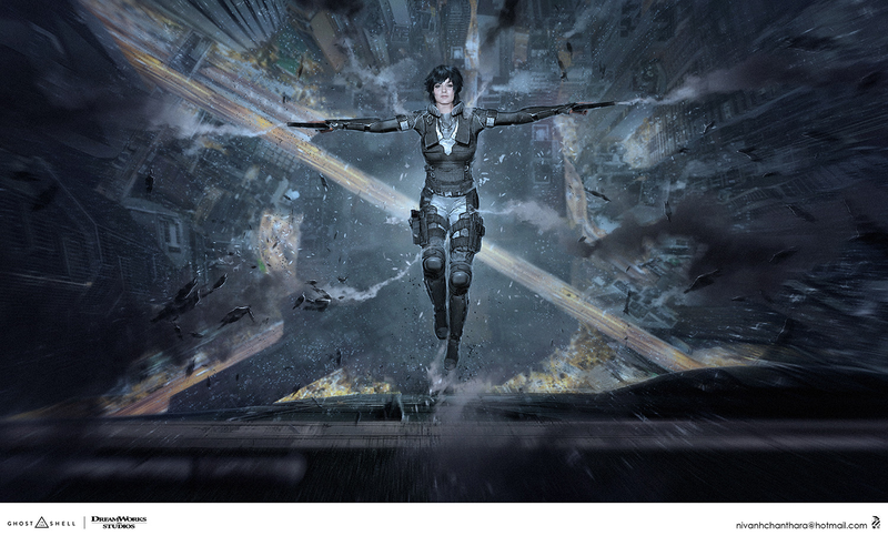 Illustration for article titled The Incredible Art Of The Ghost In The Shell Movie